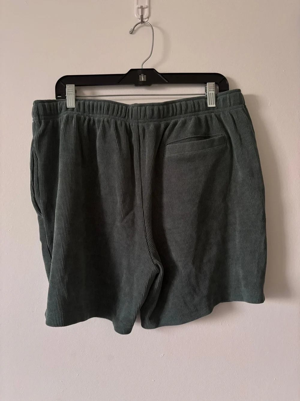 Corduroy Drawstring Hybrid Shorts - Charcoal